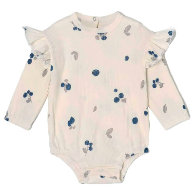 Боди с воланами Blueberry Крошка Я 9834345 молочное 1